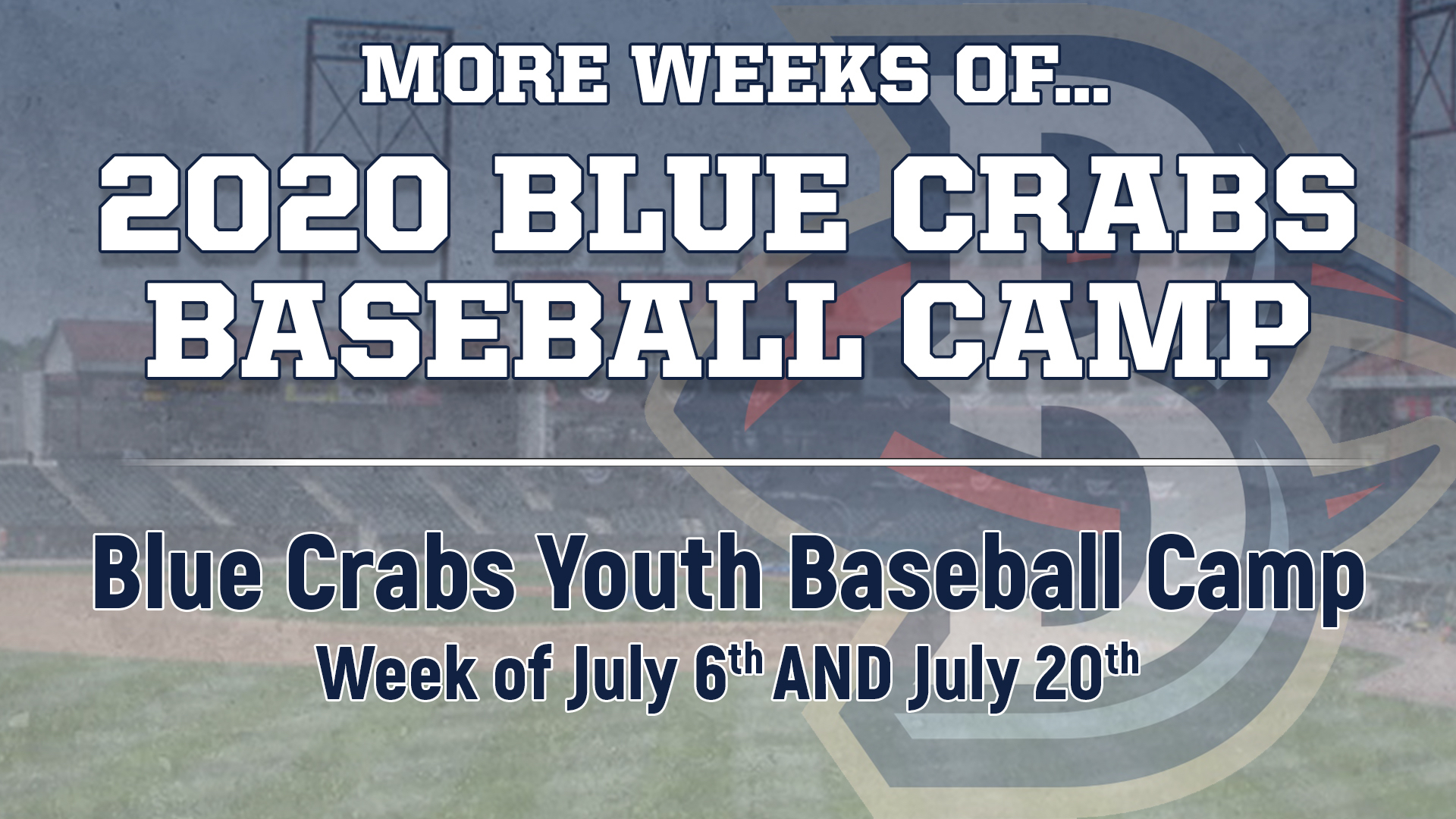 Blue Crabs To Host More Baseball Camps Coached By MLB Veterans